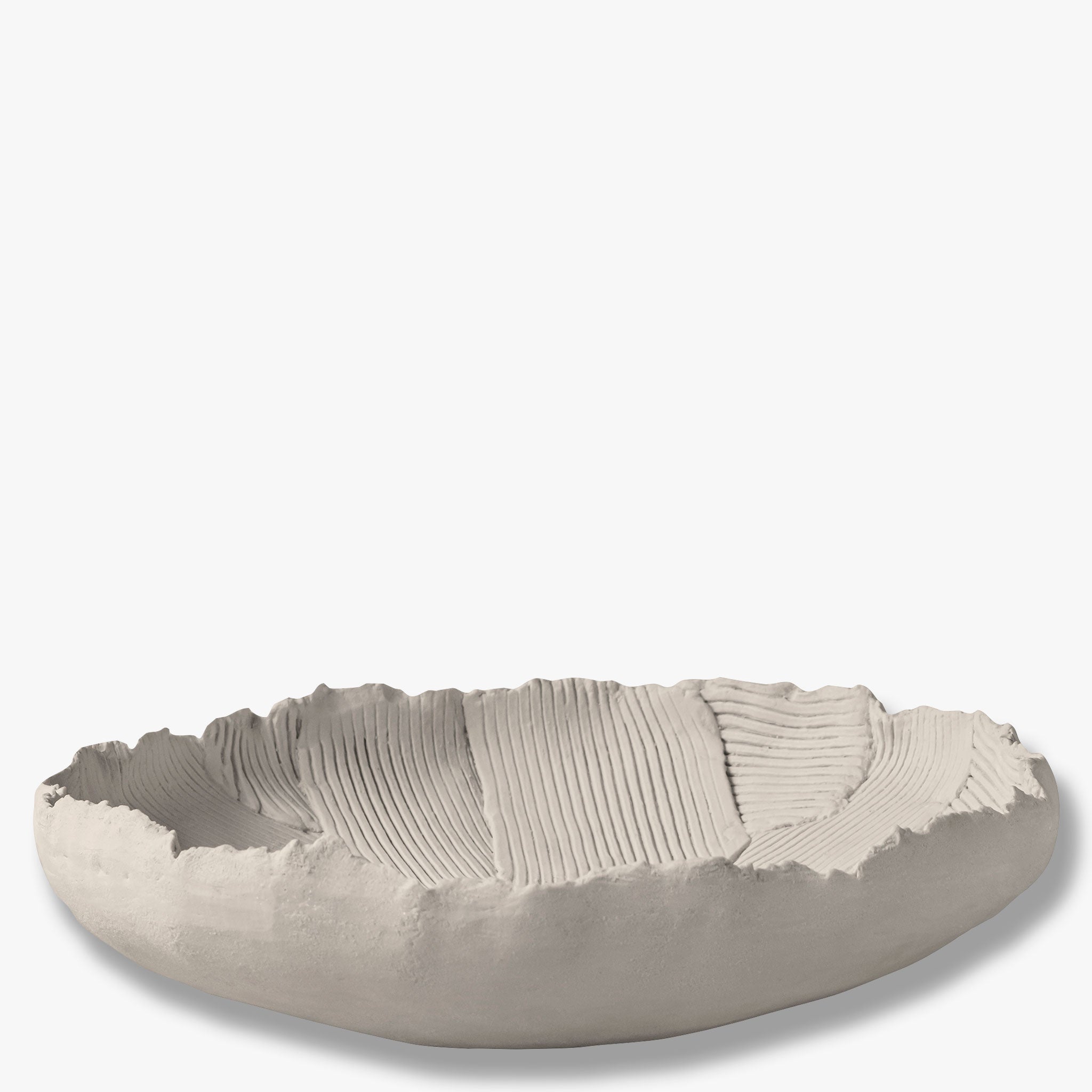 ART PIECE Patch Bowl, Sand | Decor Bowl 35 cm | Mette Ditmer