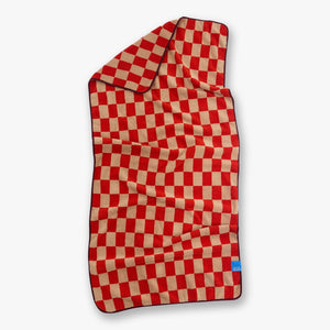 RETRO beach towel in dark orange, Mette Ditmer