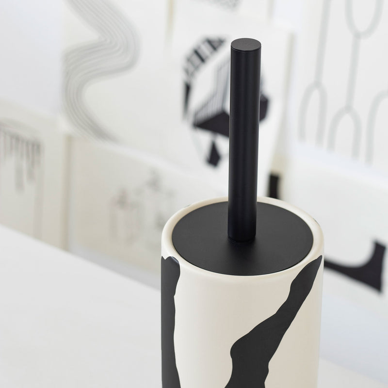 ICON toilet brush holder, off-white, off-white