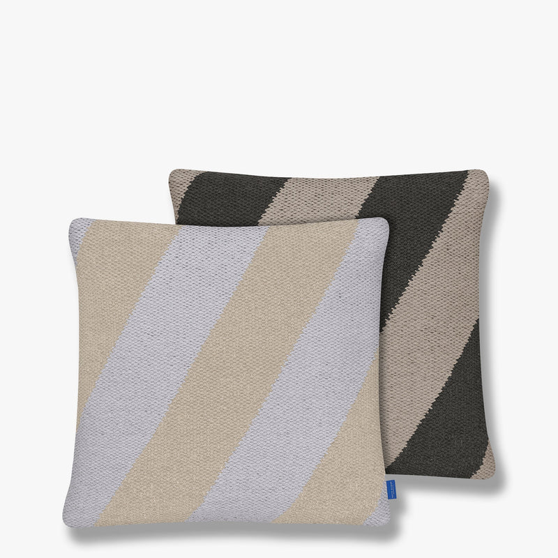 ACROSS kilim cushion cover, light grey