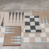 SQUARE all-round mat, small, dark grey