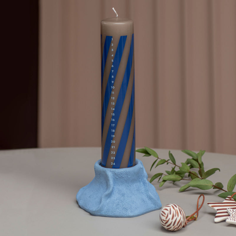 TWENTYFOUR Christmas candle, Cobalt
