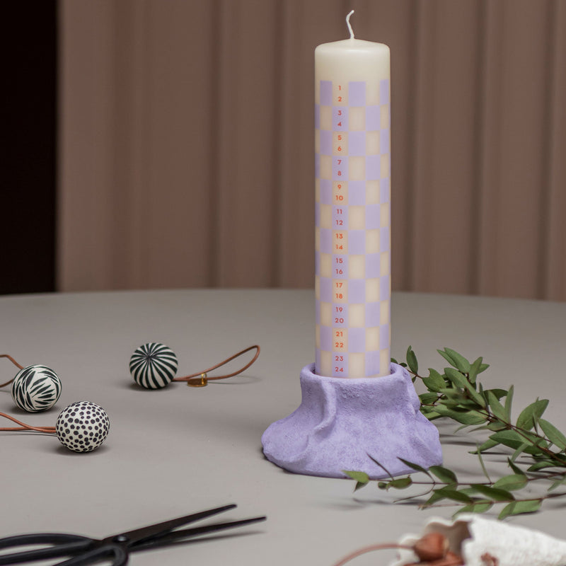 TWENTYFOUR Christmas candle, Light lilac