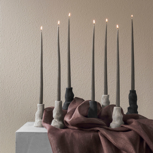 ART PIECE Liquid Candleholder, black