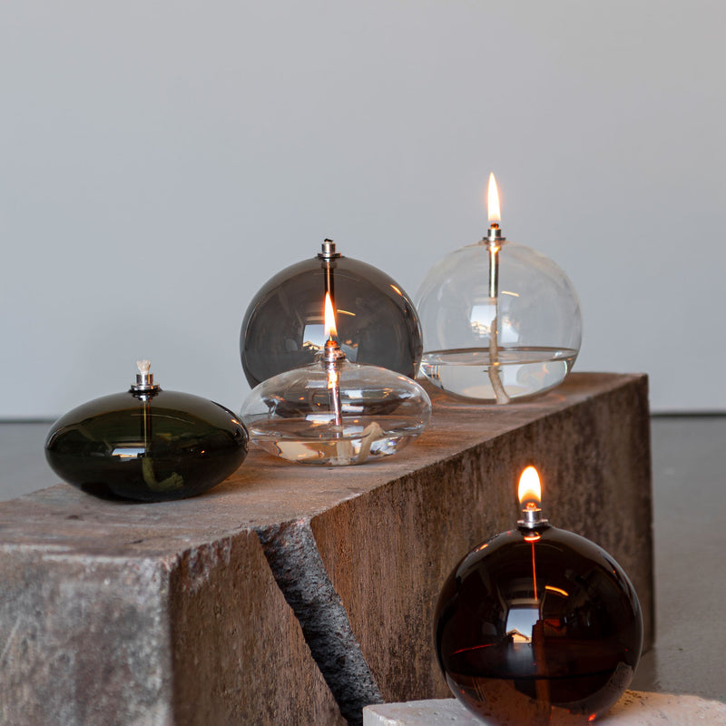 AURA oil lamp, small, Transparent