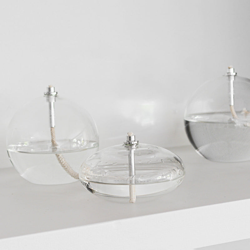 AURA oil lamp, small, Transparent