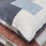 BRICK tufted cushion cover, Dark grey