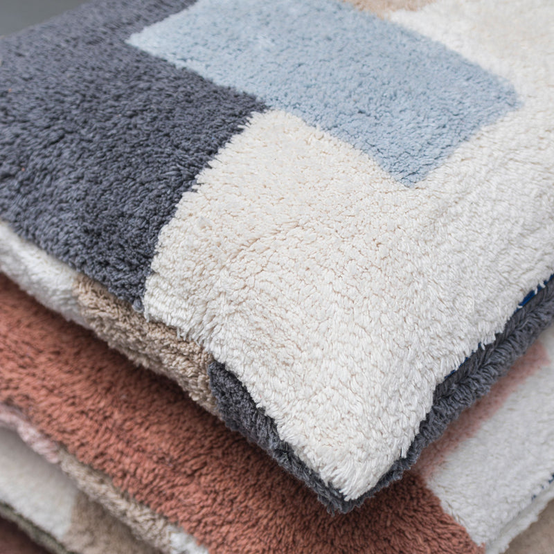 BRICK tufted cushion cover, Dark grey