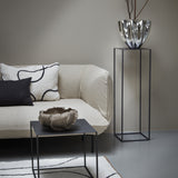 SHELL vase, large, Chrome