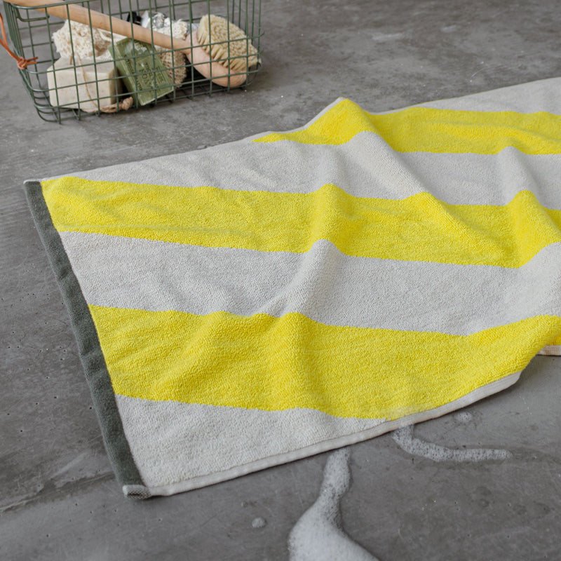 DIAGONAL bath mat, Yellow