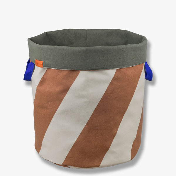 DIAGONAL laundry bag, Brick / Sand