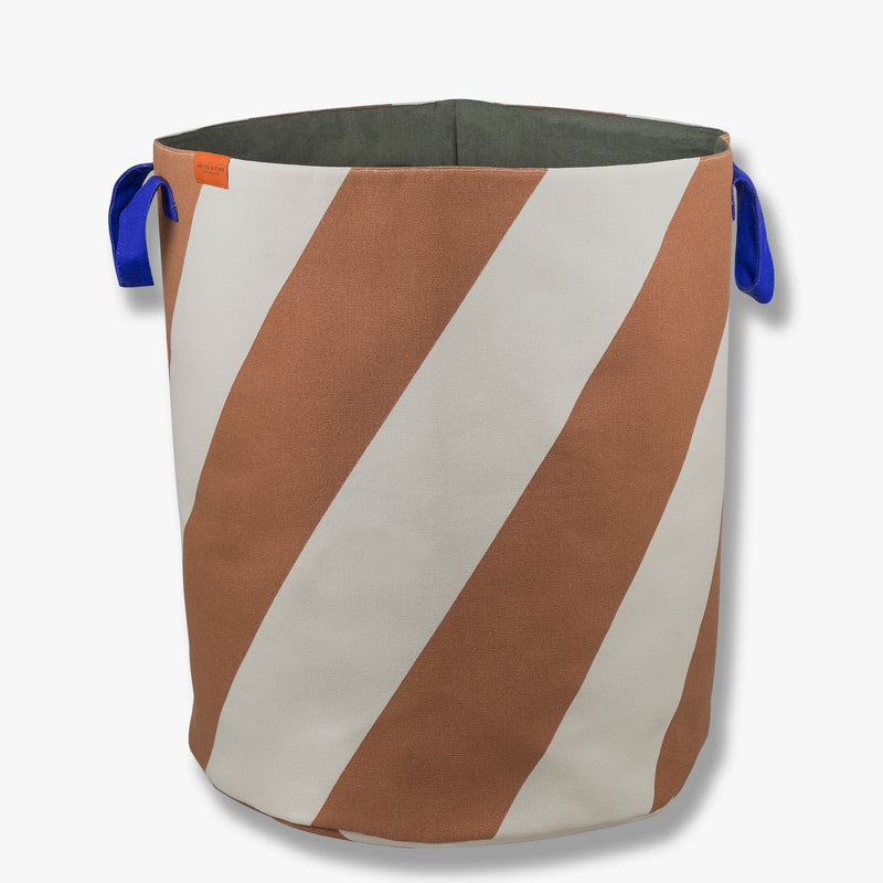 DIAGONAL laundry bag, Brick / Sand