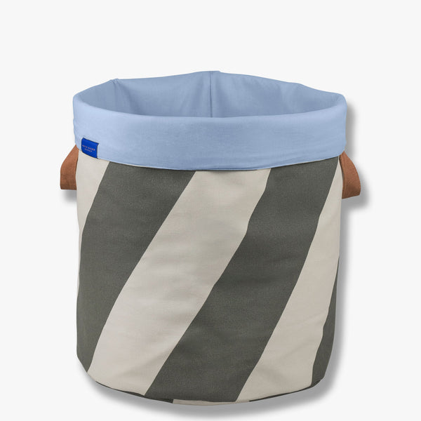 DIAGONAL laundry bag, Dark olive / Sand