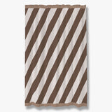 DIAGONAL shower curtain, Chocolate