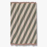 DIAGONAL shower curtain, Dark olive