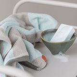 DIAGONAL towel, Mint