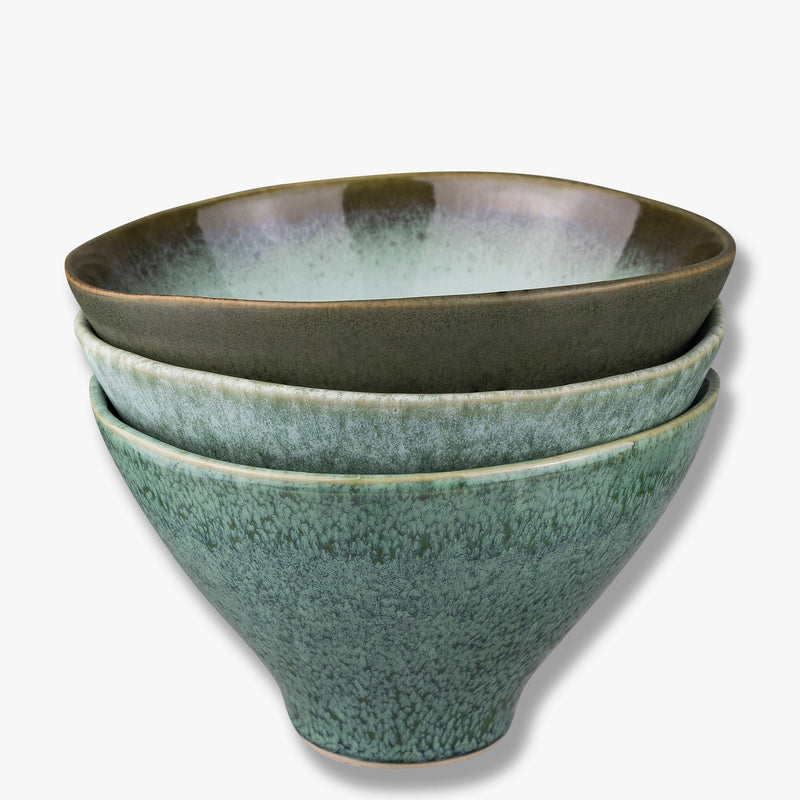 ELEMENTS bowl, medium, 3-pack , Green tones