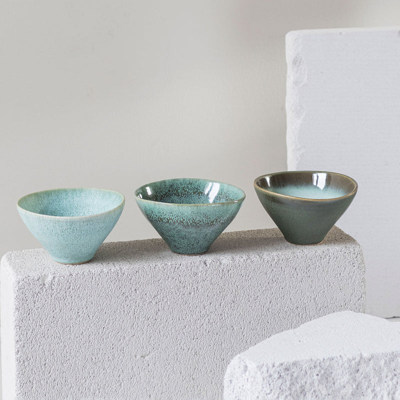 ELEMENTS bowl, small, 3-pack , Green tones