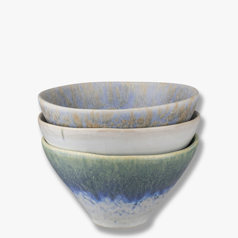 ELEMENTS bowl, small, 3-pack , Blue tones