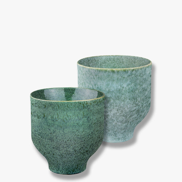 ELEMENTS Mug, 2-pack , Green tones