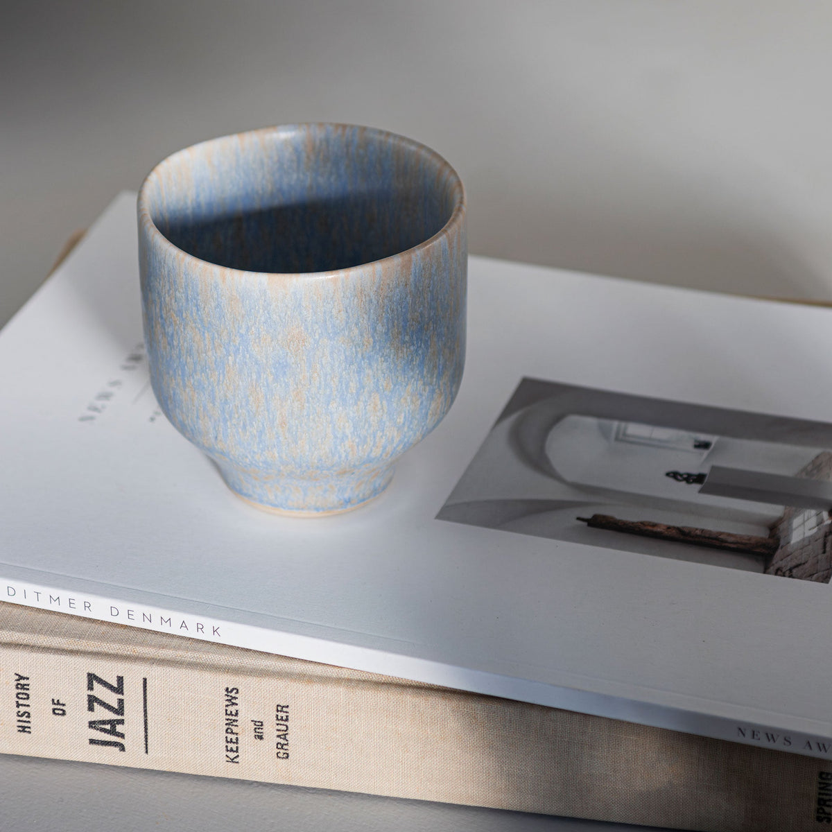 ELEMENTS mug in blue tones, 2-pack, Mette Ditmer