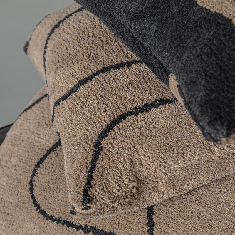 FIGURA tufted cushion cover, Brown