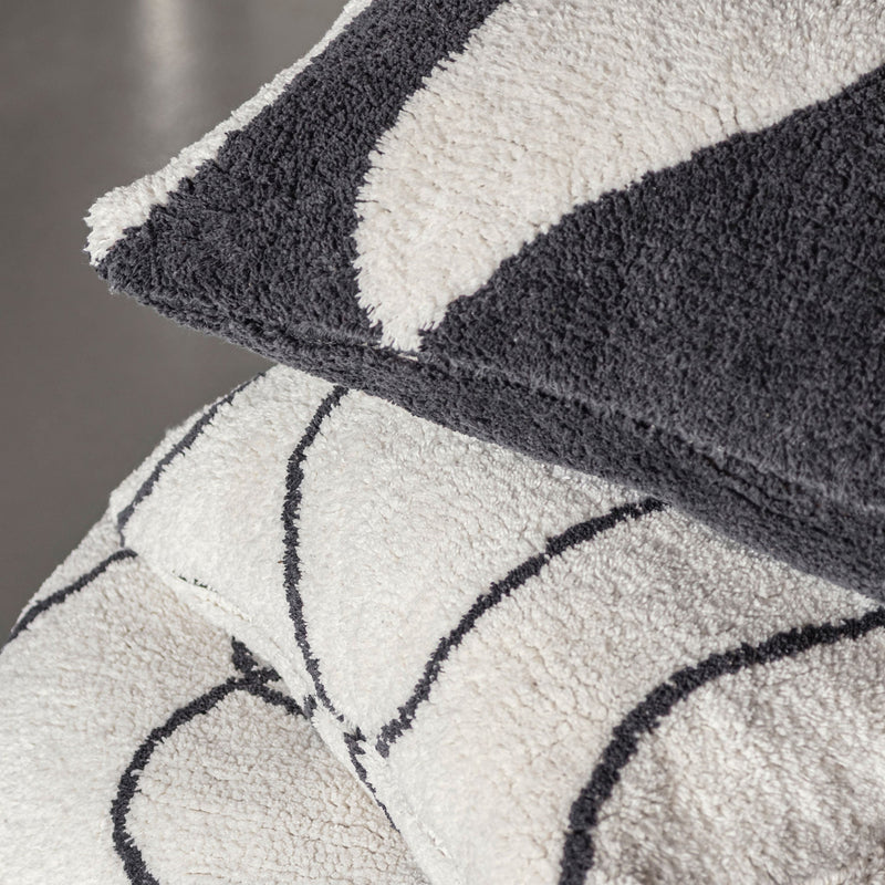 SHADOW tufted cushion cover, Off-White