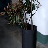 FLOOR vase, medium, Iron black