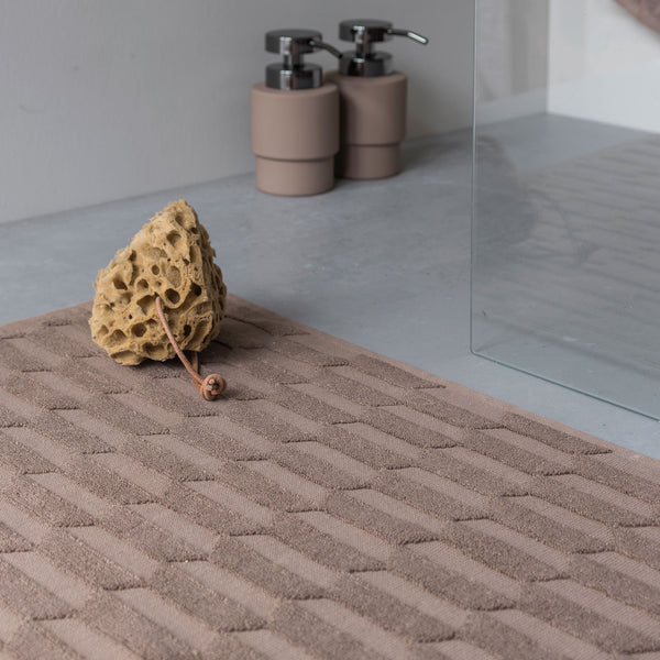 GEO bath mat, Nougat