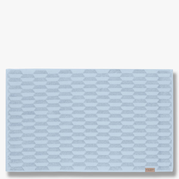 GEO bath mat, Light Blue