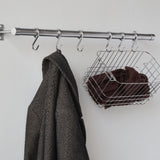 HANG-IT knagerække, small, Brushed steel