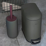 LOTUS PLAY toilet brush holder (2 handles), Dark Olive