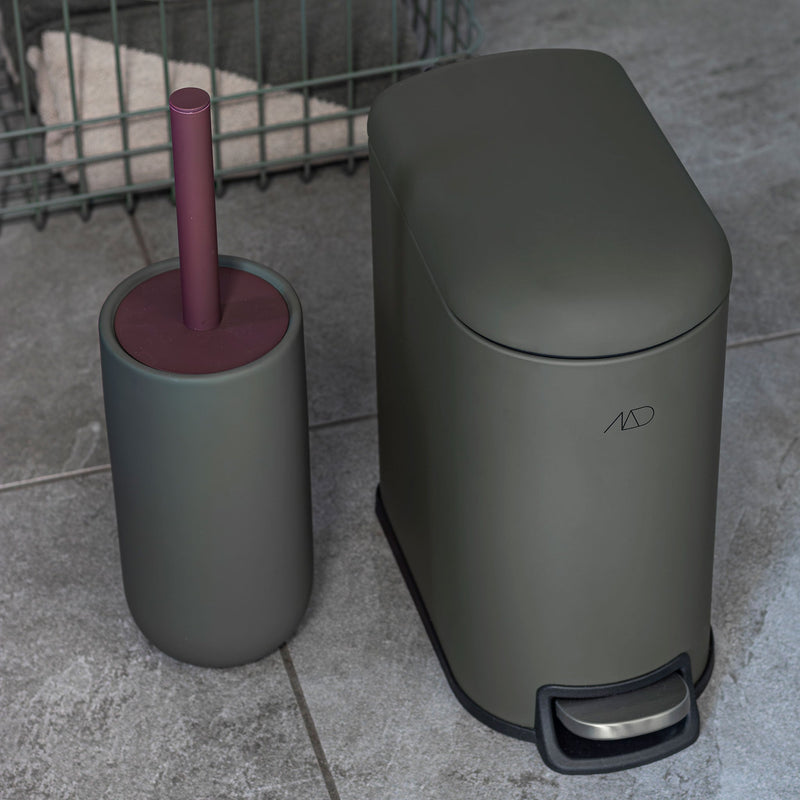 MINI-WALTHER pedal bin, 5l., Dark Olive