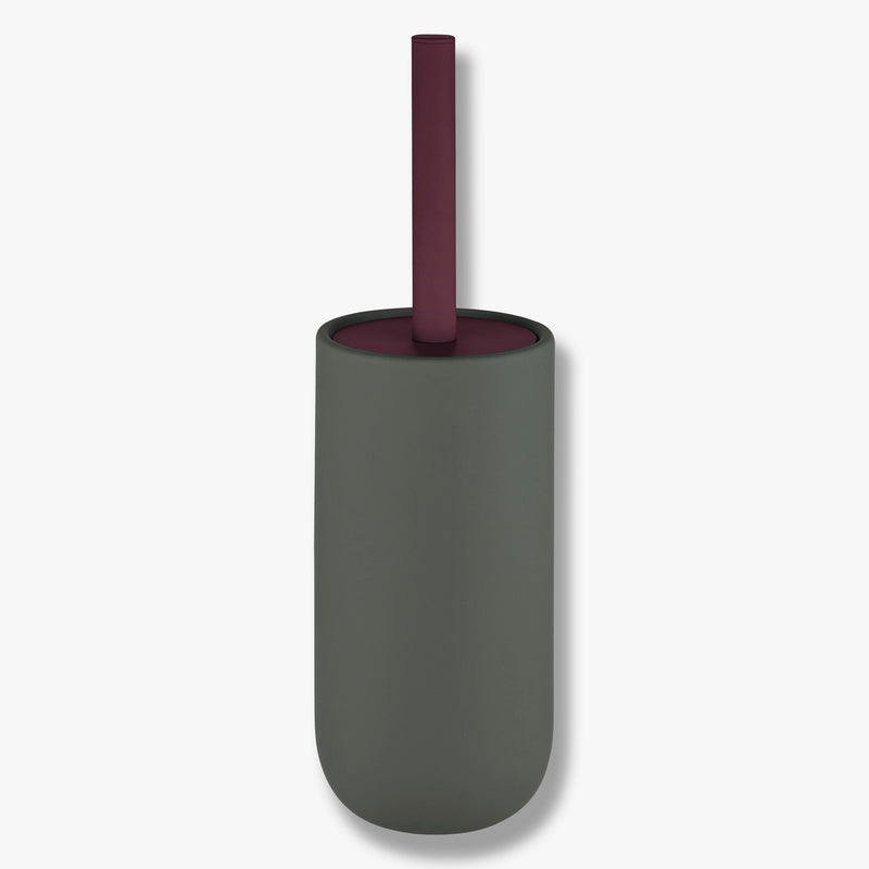 LOTUS PLAY toilet brush holder (2 handles), Dark Olive