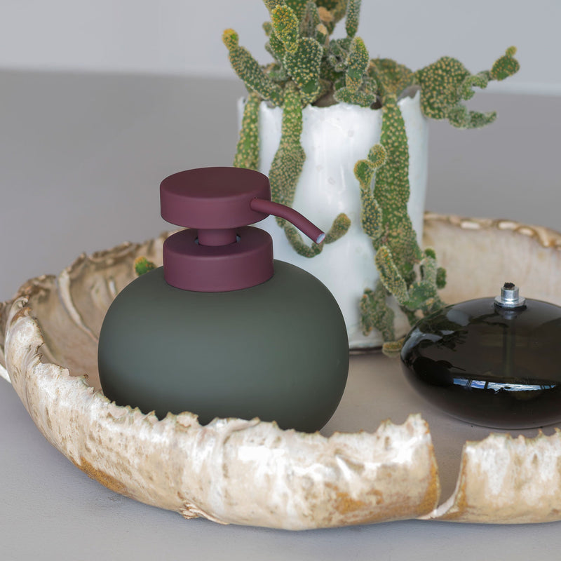 LOTUS PLAY dispenser, low (2 pumps), Dark Olive