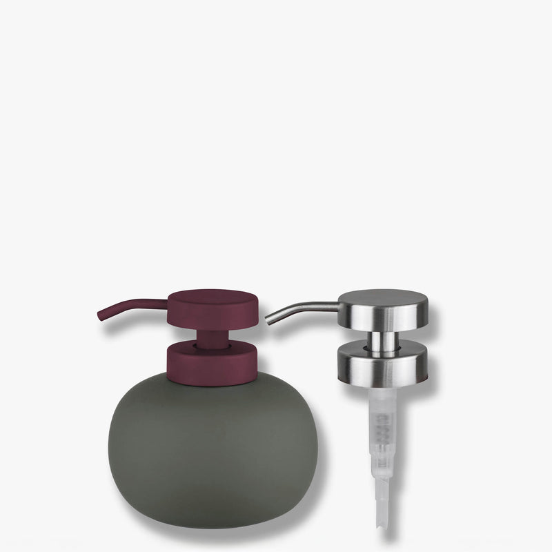 LOTUS PLAY dispenser, low (2 pumps), Dark Olive