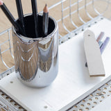 LOTUS toothbrush holder, Chrome