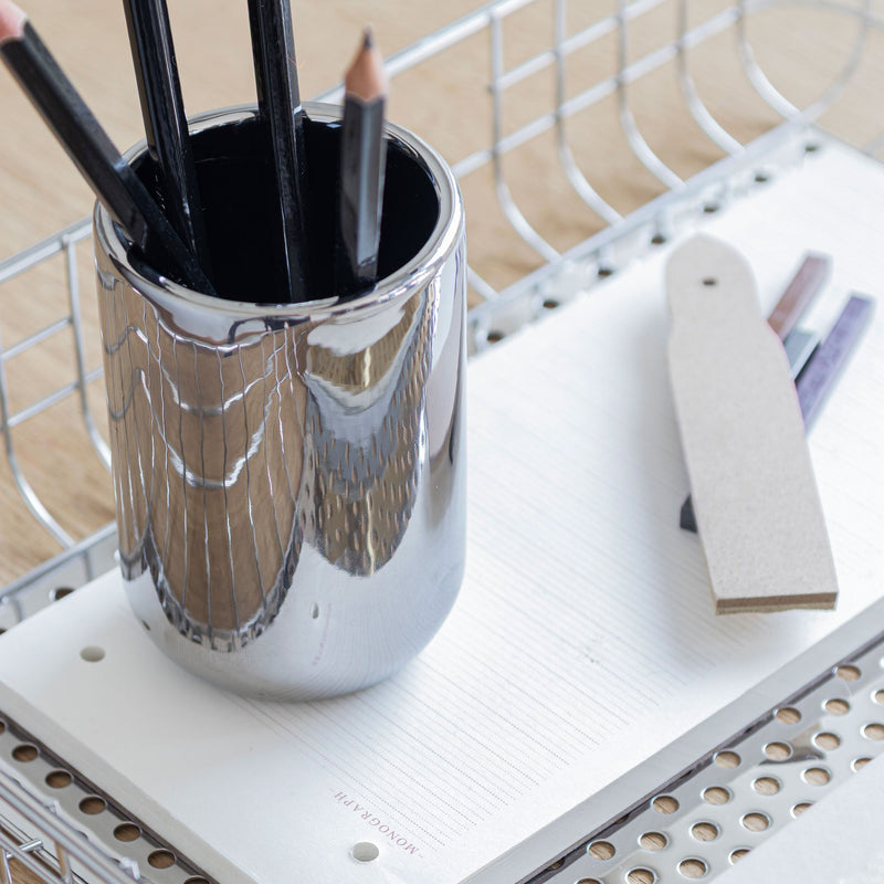 LOTUS toothbrush holder, Chrome
