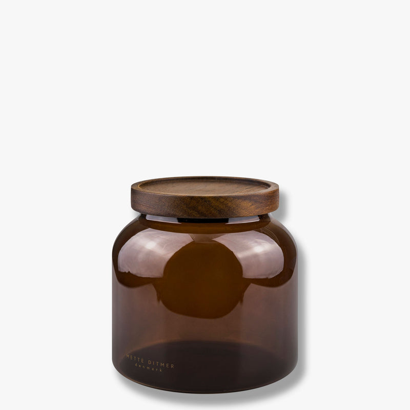 LUNA jar, small, Brown