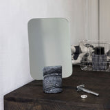 MARBLE mirror, Black / Grey