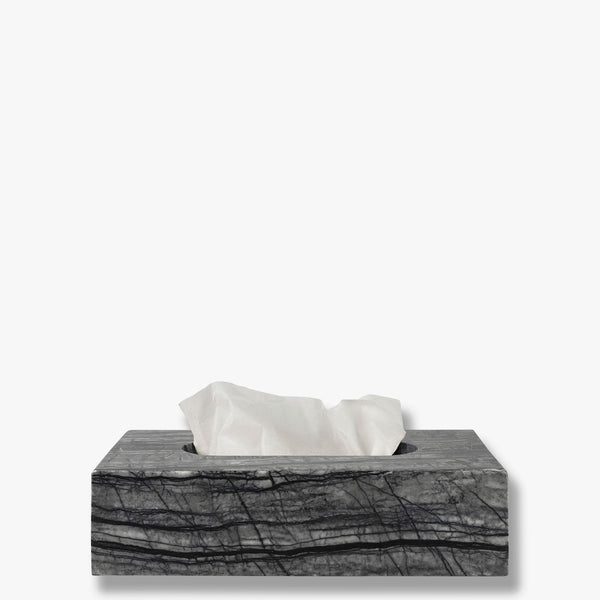 MARBLE tissue cover, Black / Grey
