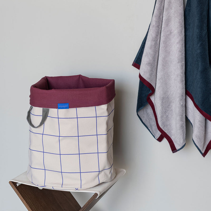 MESH laundry bag, Cobalt/Sand
