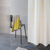 MESH shower curtain, Yellow