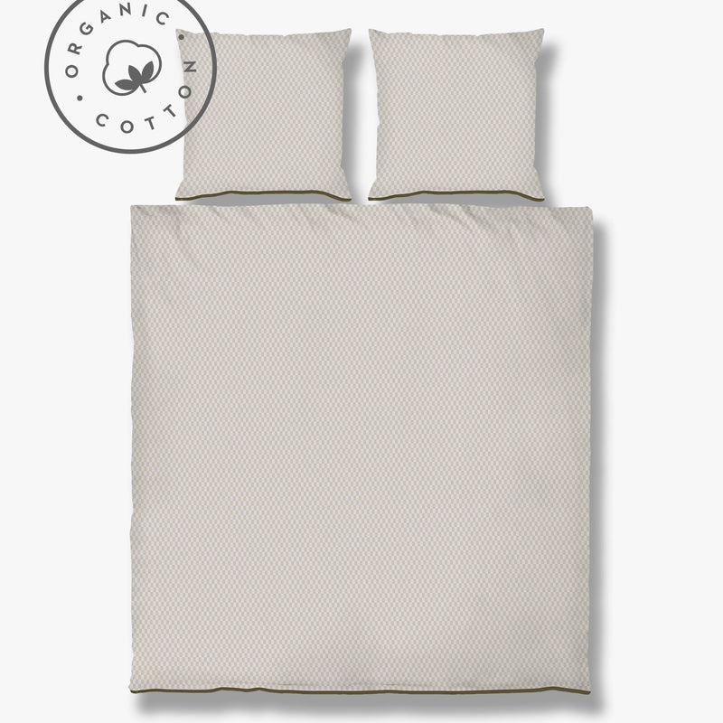 MINI bed set, Sand / Light grey