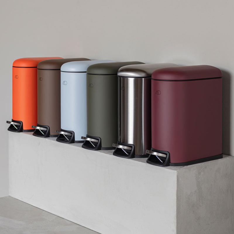 5l pedal bin MINI-WALTHER pedal bin, 5l., Wine – Mette Ditmer