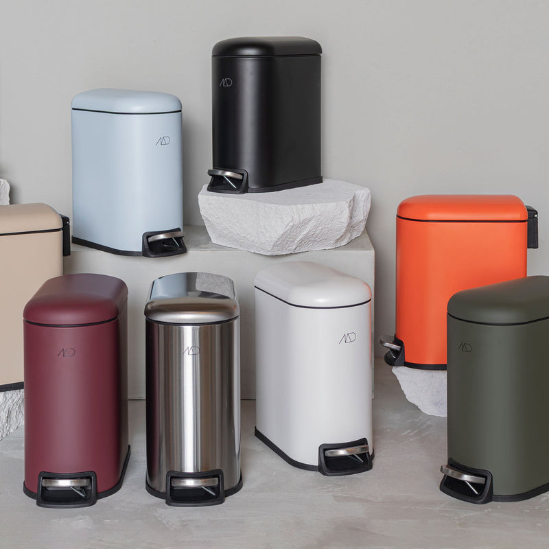 MINI-WALTHER Pedal Bin, Light Blue | Small Bin | Mette Ditmer – Mette Ditmer
