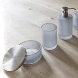 MODEST jar with lid, Dove blue