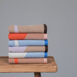 NOVA ARTE towel, Latte / Orange