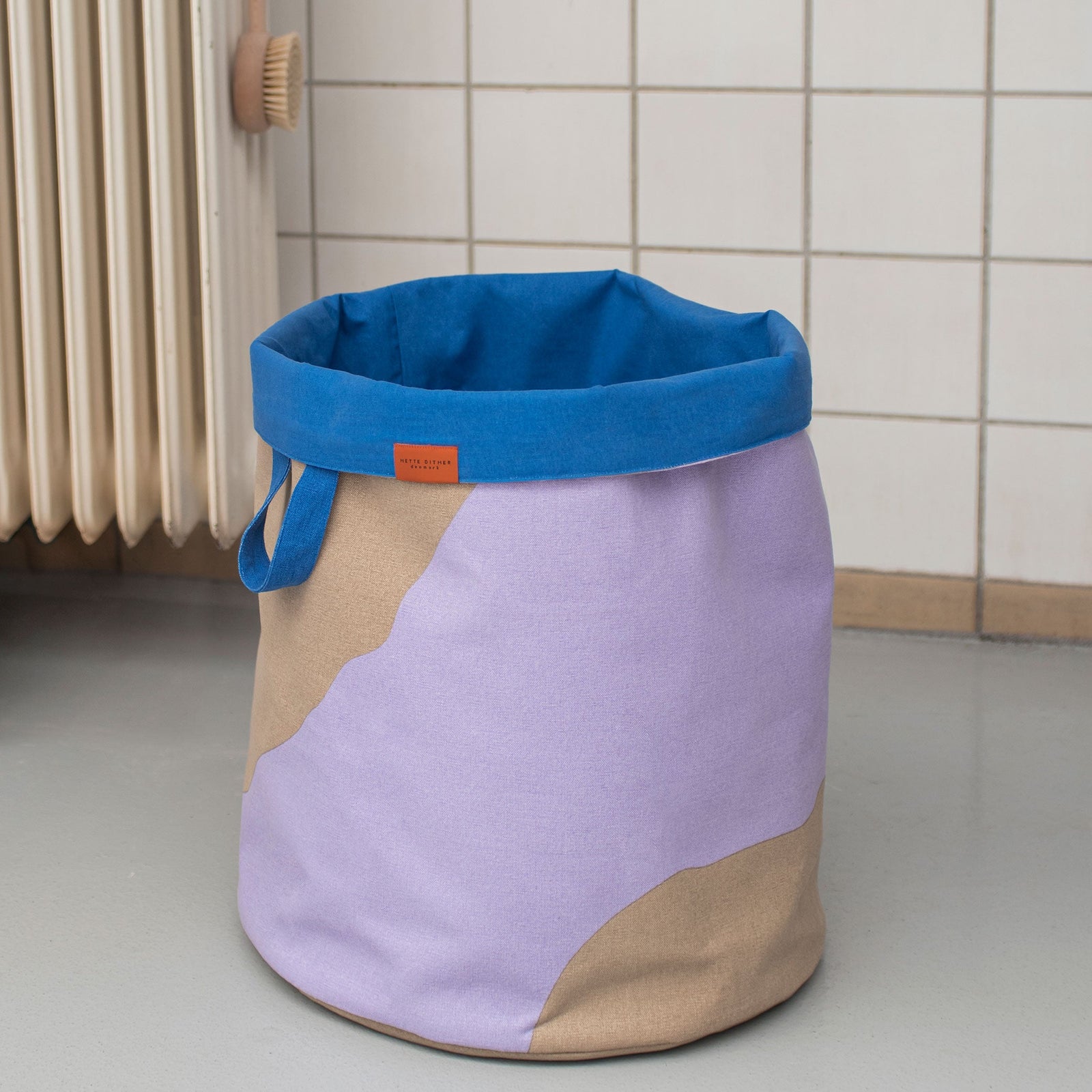 NOVA ARTE laundry bag, Sand / Lilac – Mette Ditmer - International