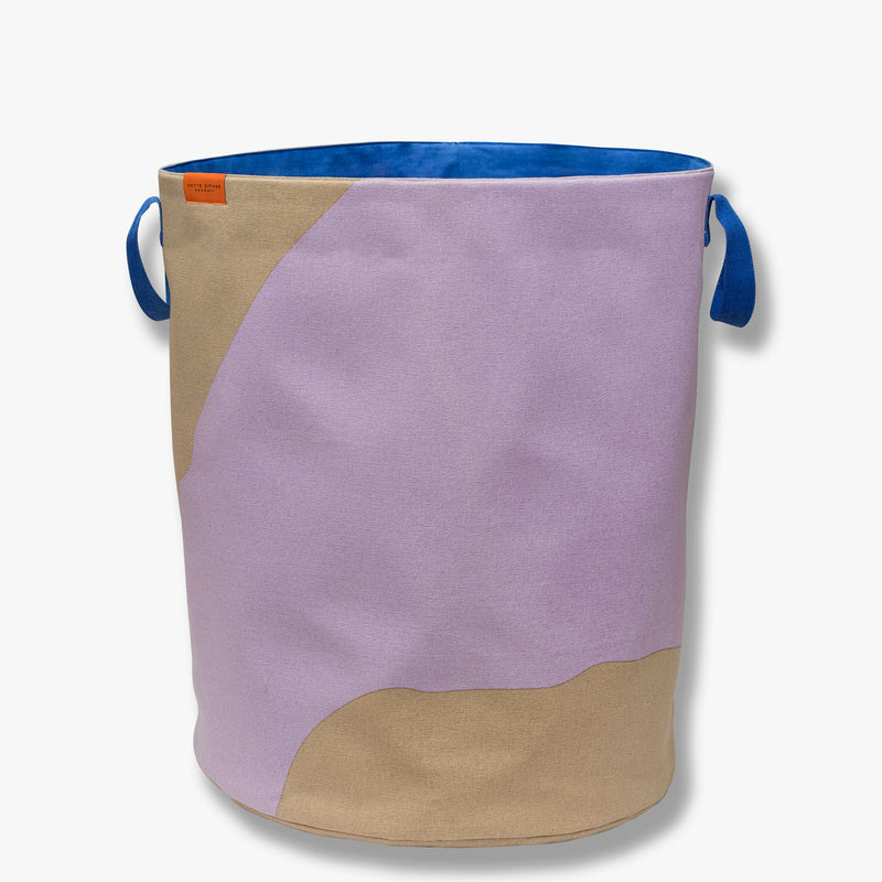NOVA ARTE laundry bag, Sand / Lilac